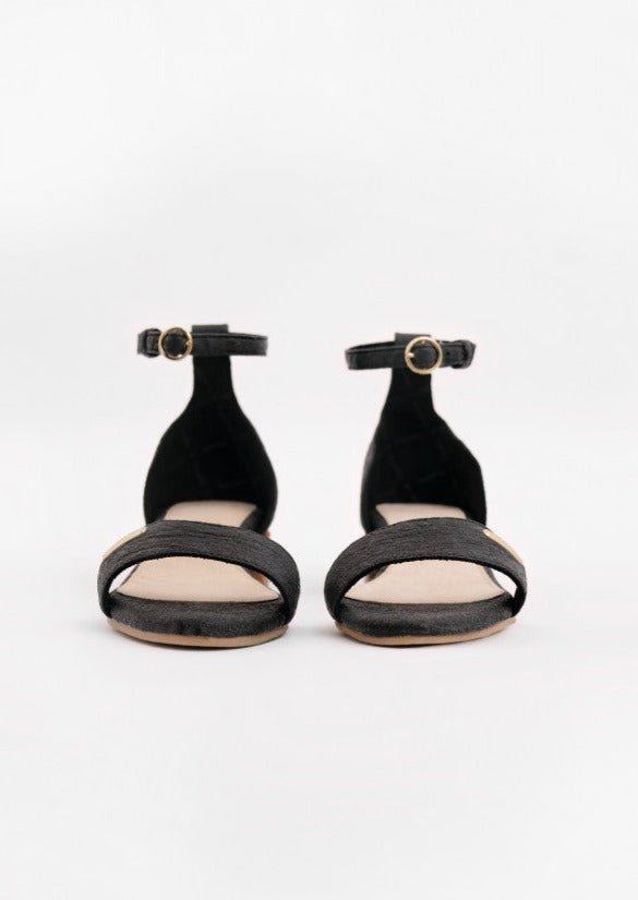 Chicago Heels in Charcoal - Veneka-Sustainable-Ethical-Other-1 People Drop Ship
