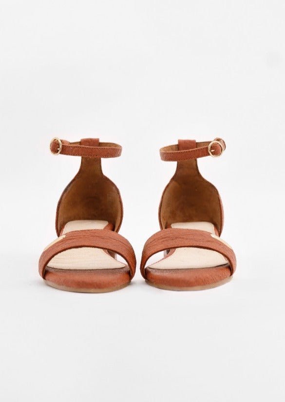 Chicago Strap Heels in Canela - Veneka-Sustainable-Ethical-Other-1 People Drop Ship