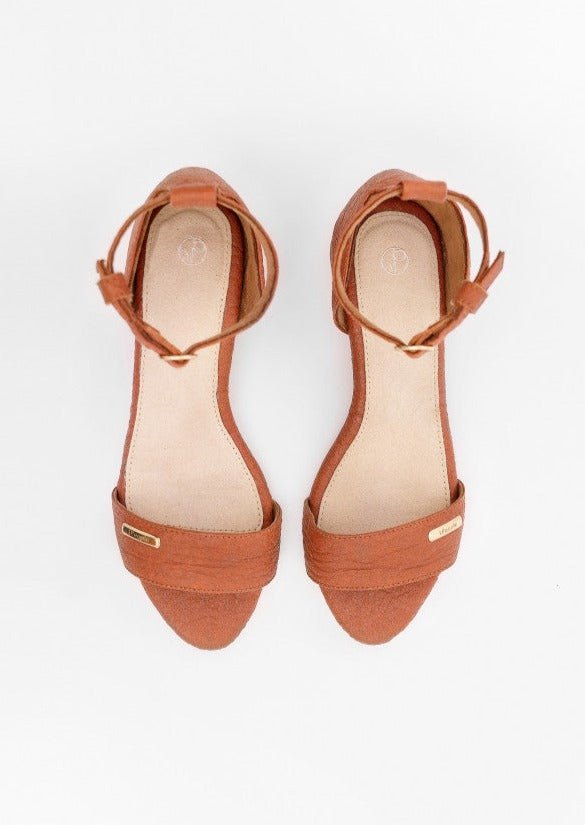 Chicago Strap Heels in Canela - Veneka-Sustainable-Ethical-Other-1 People Drop Ship