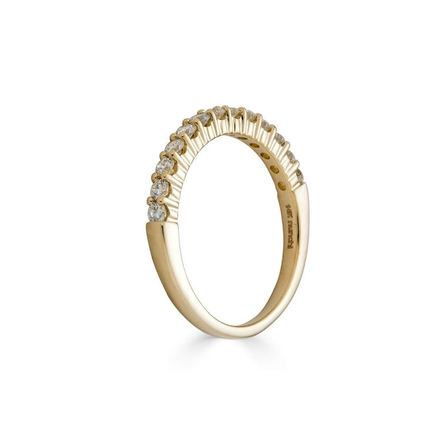 Chioma Recycled 14K Gold & Diamond Ring - Veneka-Sustainable-Ethical-Jewelry-Nunchi Drop Ship