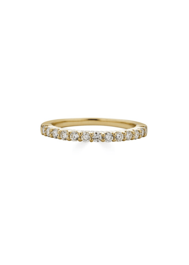 Chioma Recycled 14K Gold & Diamond Ring - Veneka-Sustainable-Ethical-Jewelry-Nunchi Drop Ship