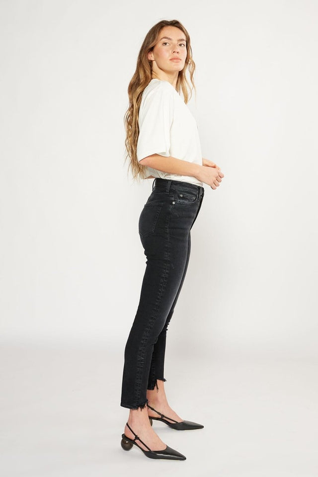 Cindy High Rise Skinny in Black Creek - Veneka-Sustainable-Ethical-Bottoms-Etica Denim Drop Ship