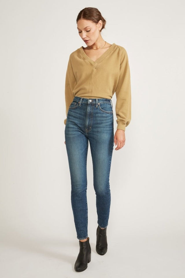 Cindy High Rise Skinny in Elder Creek - Veneka-Sustainable-Ethical-Bottoms-Etica Denim Drop Ship