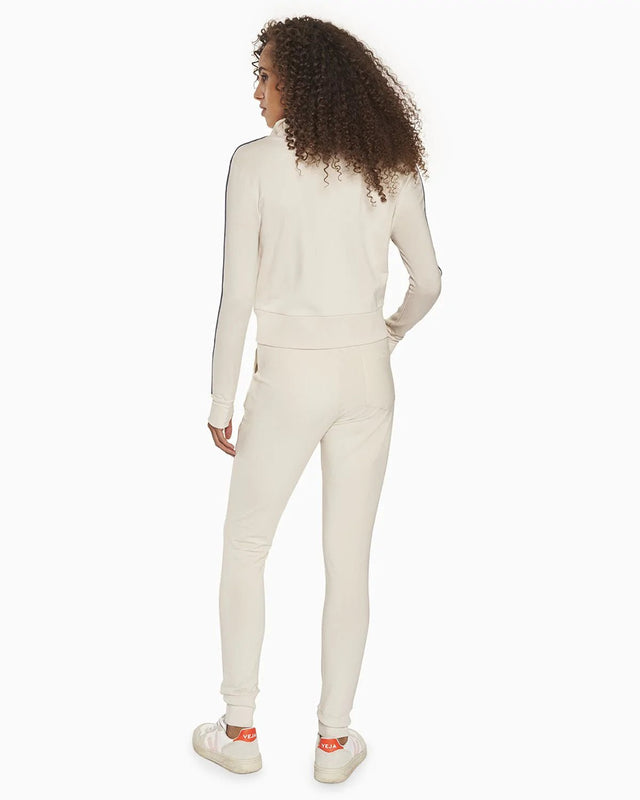 Clara Track Jacket in Black - Veneka-Sustainable-Ethical-Jackets-YesAnd Drop Ship