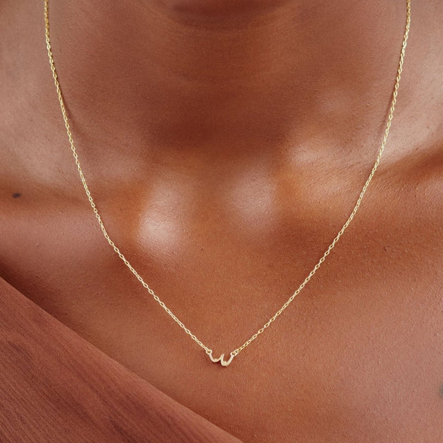 Colette Recycled 14K Gold Pendant Necklace - Veneka-Sustainable-Ethical-Jewelry-Nunchi Drop Ship
