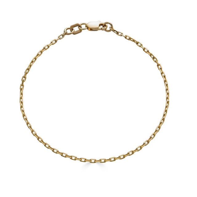 Dainty Diamond Cut Paperclip Chain Bracelet - Veneka-Sustainable-Ethical-Bracelets-Nunchi Drop Ship
