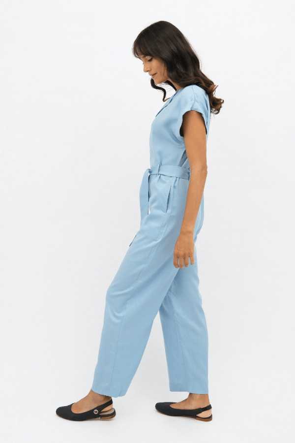 Dakar DSS Straight Leg Jumpsuit in Sommerhus - Veneka-Sustainable-Ethical-Dresses-1 People Drop Ship