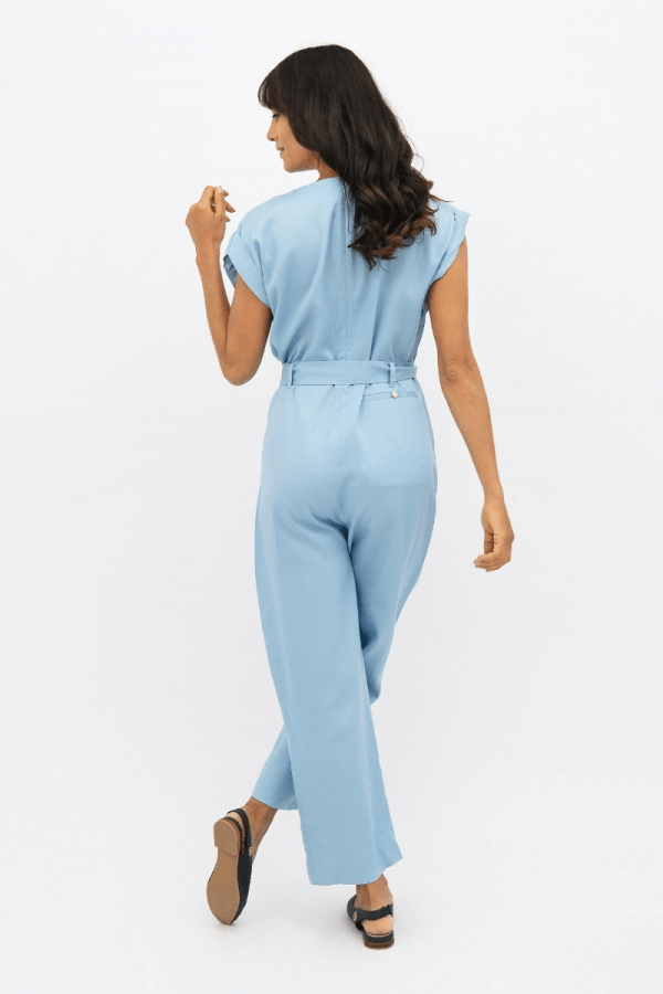Dakar DSS Straight Leg Jumpsuit in Sommerhus - Veneka-Sustainable-Ethical-Dresses-1 People Drop Ship