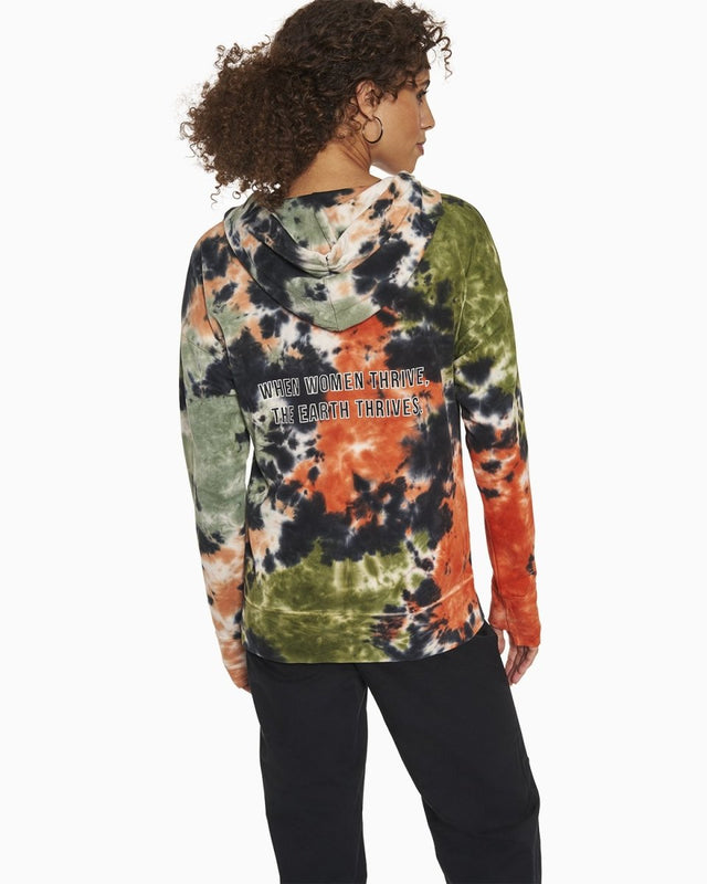 Danni YA x WEA Hoodie in Tie Dye - Veneka-Sustainable-Ethical-Jackets-YesAnd Drop Ship