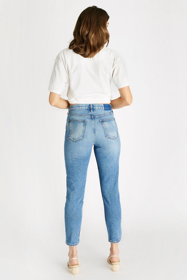 Demi Tie Front Tee in White - Veneka-Sustainable-Ethical-Tops-Etica Denim Drop Ship