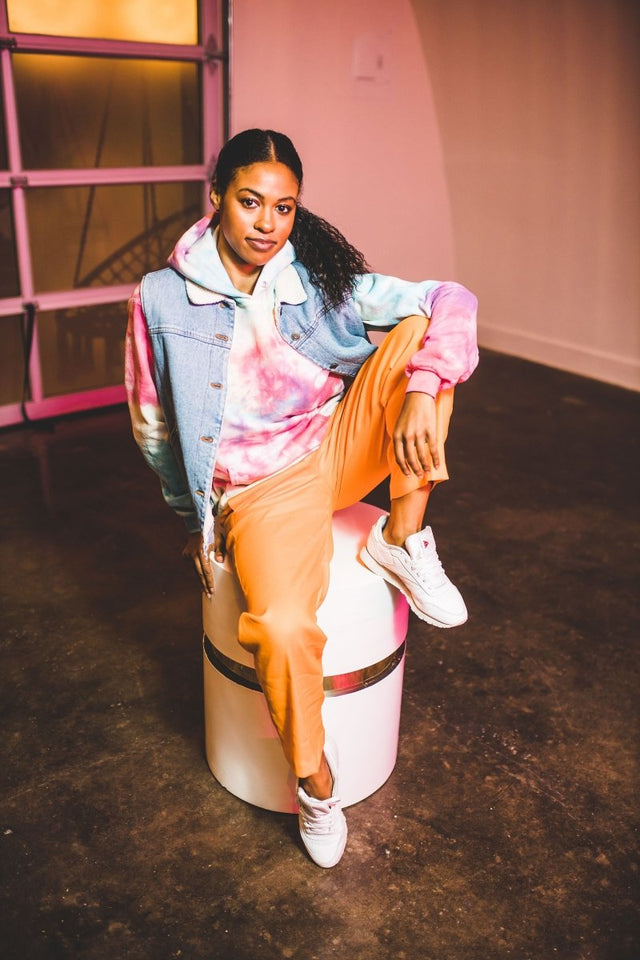 Denim Butterfly Vest "Prism Collection" - Veneka-Sustainable-Ethical-Jackets-Montie and Joie Drop Ship