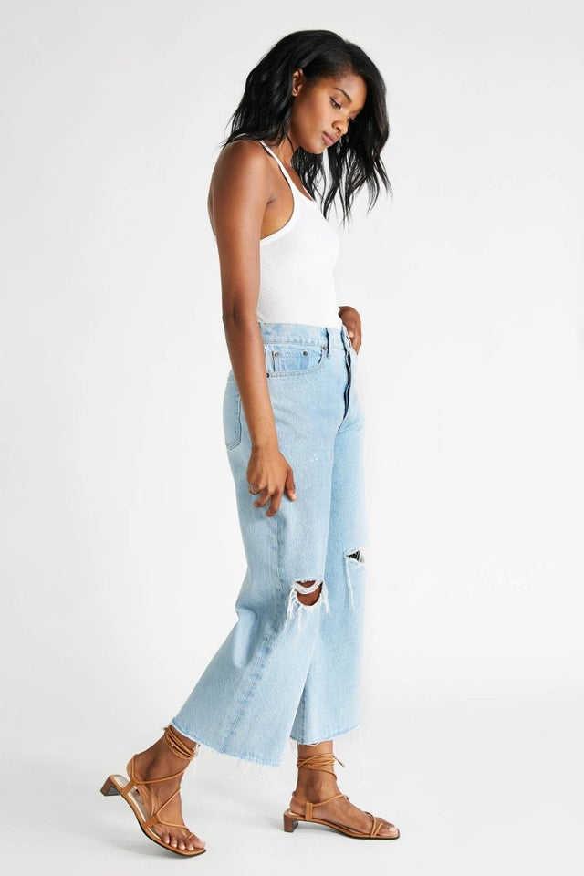 Devon Crop in Mojave River - Veneka-Sustainable-Ethical-Bottoms-Etica Denim Drop Ship