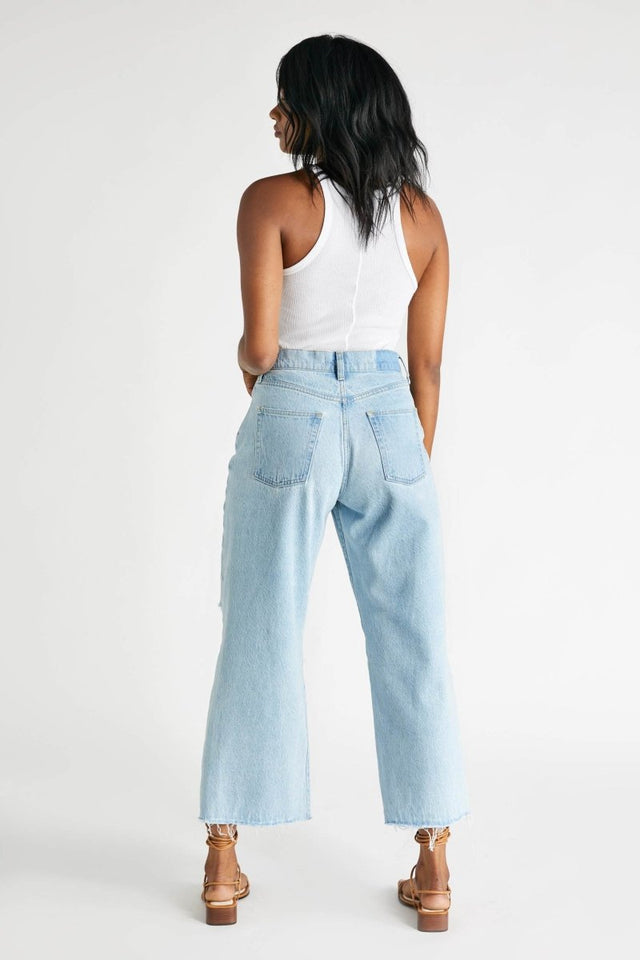 Devon Crop in Mojave River - Veneka-Sustainable-Ethical-Bottoms-Etica Denim Drop Ship