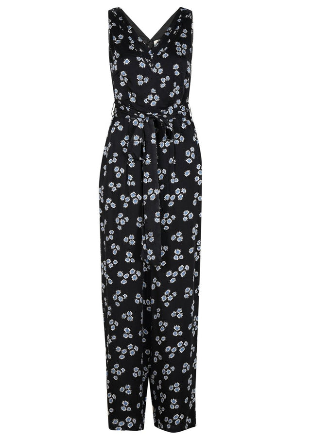 Ditsy Jumpsuit in Monochrome - Veneka-Sustainable-Ethical-Dresses-Em & Shi Drop Ship