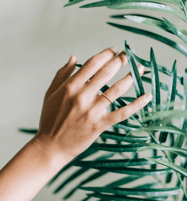 Dot Stackable Ring - Veneka-Sustainable-Ethical-Jewelry-Elisha C 30 Drop Ship
