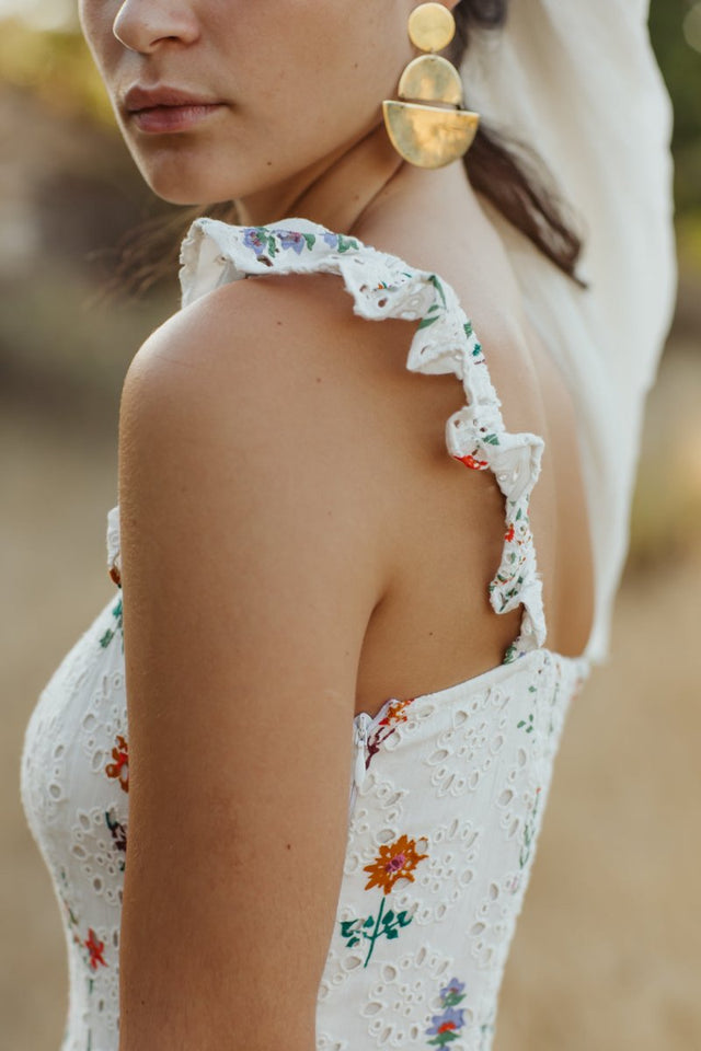Dress in Summer Herbs Picnic - Veneka-Sustainable-Ethical-Dresses-Em & Shi Drop Ship