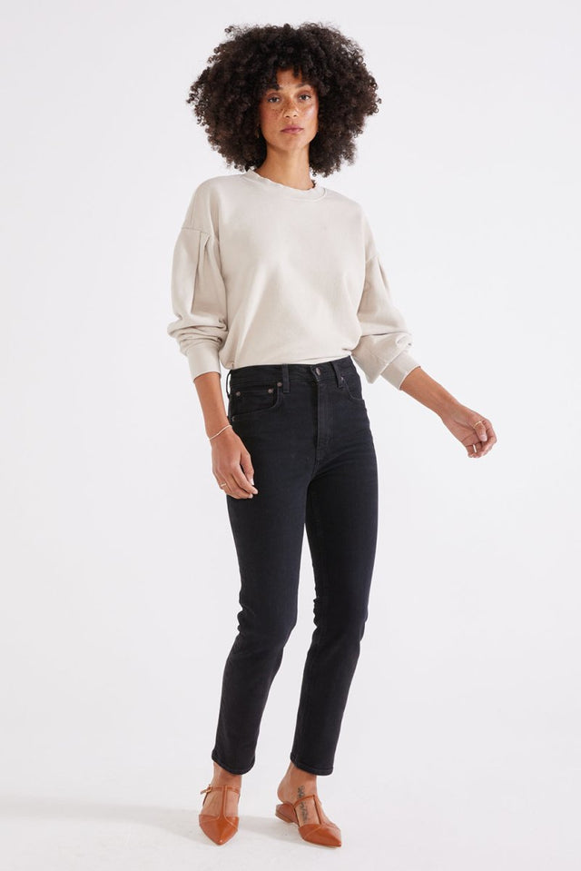 Easton Slim in Onyx - Veneka-Sustainable-Ethical-Bottoms-Etica Denim Drop Ship