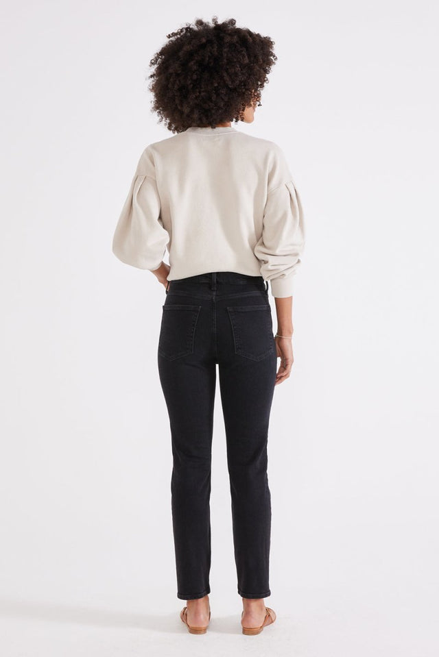Easton Slim in Onyx - Veneka-Sustainable-Ethical-Bottoms-Etica Denim Drop Ship