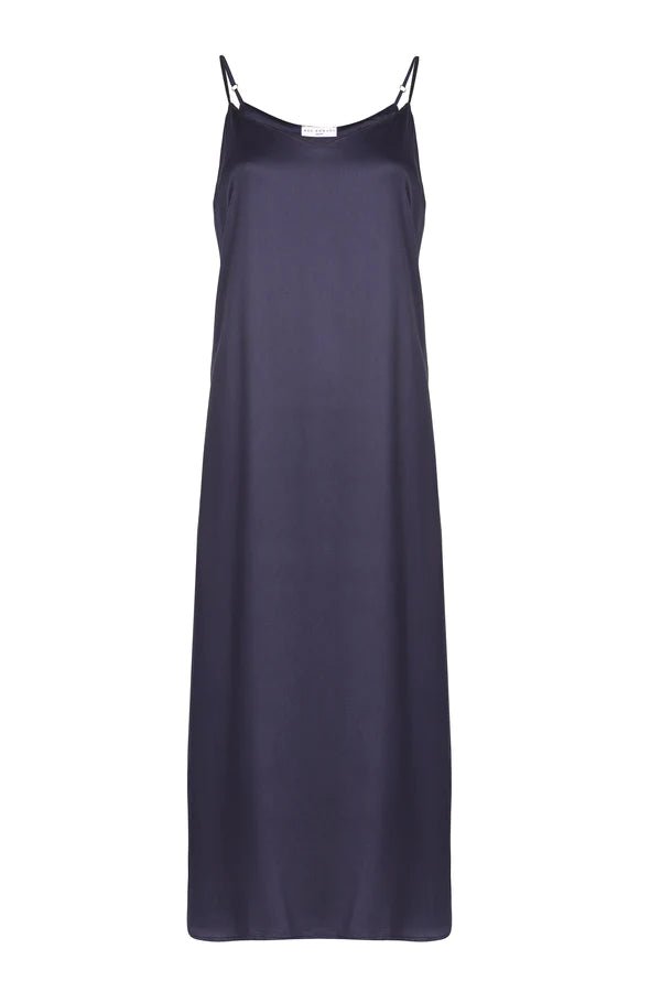 Easy Slip Dress in Charcoal - Veneka-Sustainable-Ethical-Dresses-Neu Nomads Drop Ship