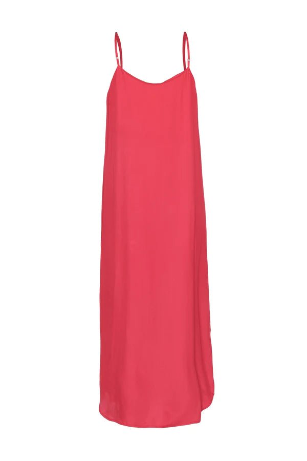 Easy Slip Dress in Fuchia - Veneka-Sustainable-Ethical-Dresses-Neu Nomads Drop Ship