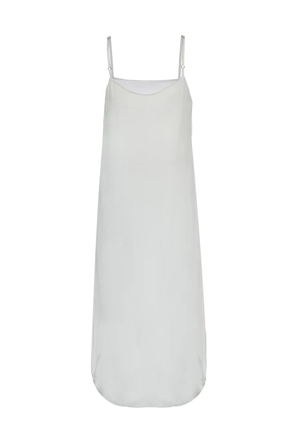 Easy Slip Dress in Silver - Veneka-Sustainable-Ethical-Dresses-Neu Nomads Drop Ship