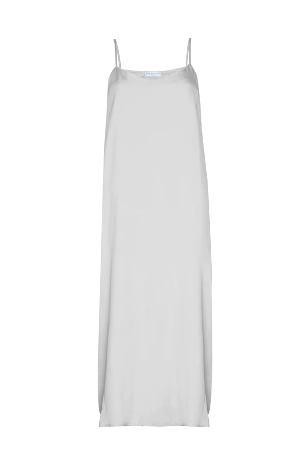 Easy Slip Dress in Silver - Veneka-Sustainable-Ethical-Dresses-Neu Nomads Drop Ship
