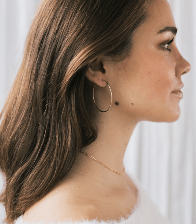 Endless Hoops Earrings in Silver - Veneka-Sustainable-Ethical-Jewelry-Elisha C 30 Drop Ship