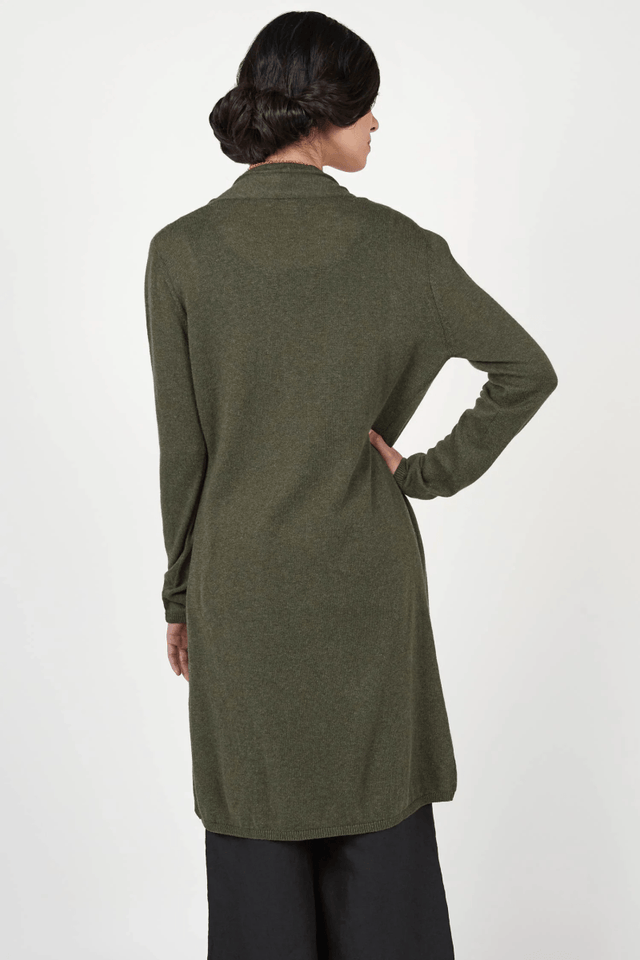Essential Knit Cardigan in Blush - Veneka-Sustainable-Ethical-Jackets-Indigenous Drop Ship