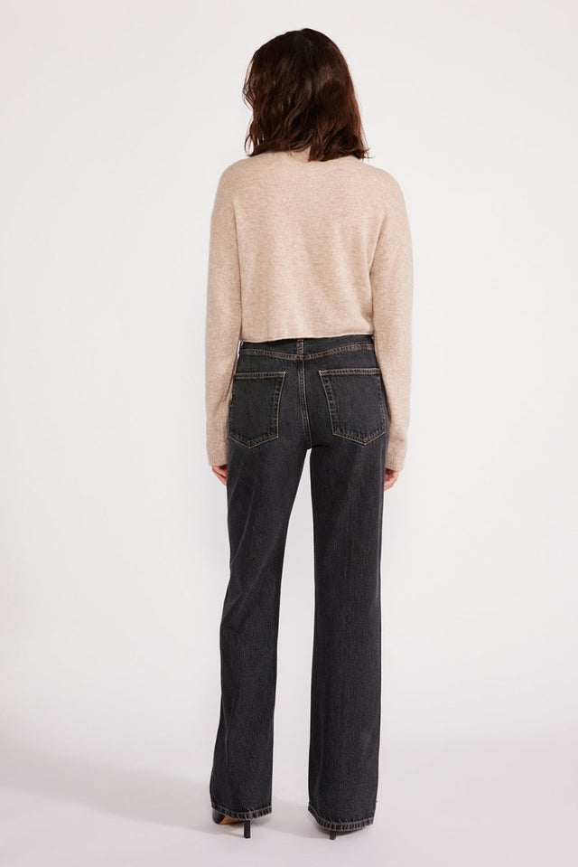 Estilia Pintuck Trouser - Black Mountain - Veneka-Sustainable-Ethical-Bottoms-Etica Denim Drop Ship