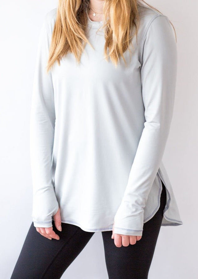 Every Wear Tunic in Pewter - Veneka-Sustainable-Ethical-Tops-Eclipse Drop Ship