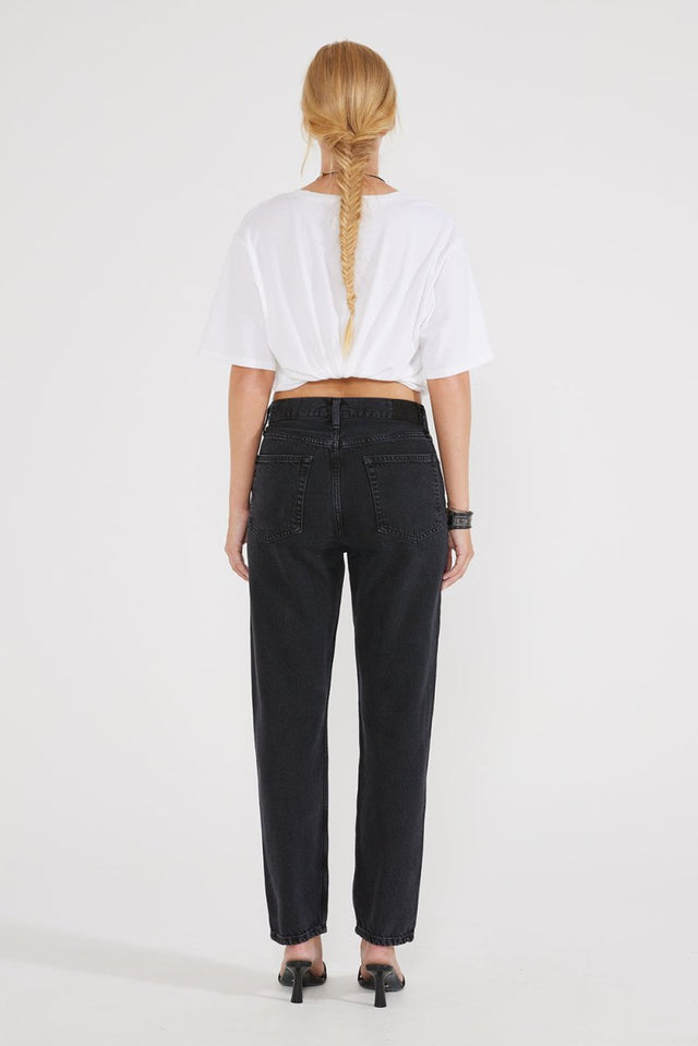 Finn Slim Straight - Black Rock - Veneka-Sustainable-Ethical-Bottoms-Etica Denim Drop Ship