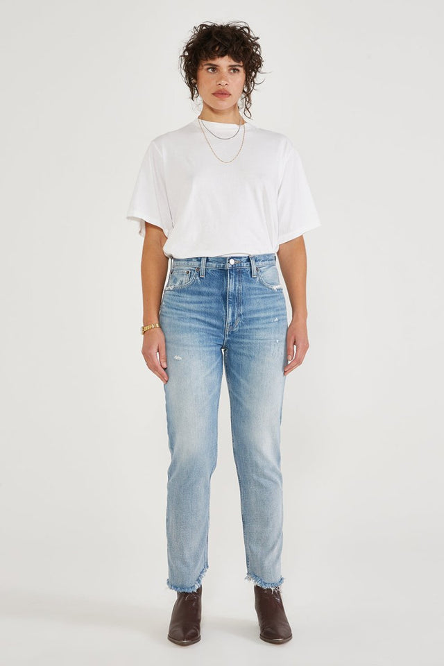 Finn Slim Straight in Still Water - Veneka-Sustainable-Ethical-Bottoms-Etica Denim Drop Ship