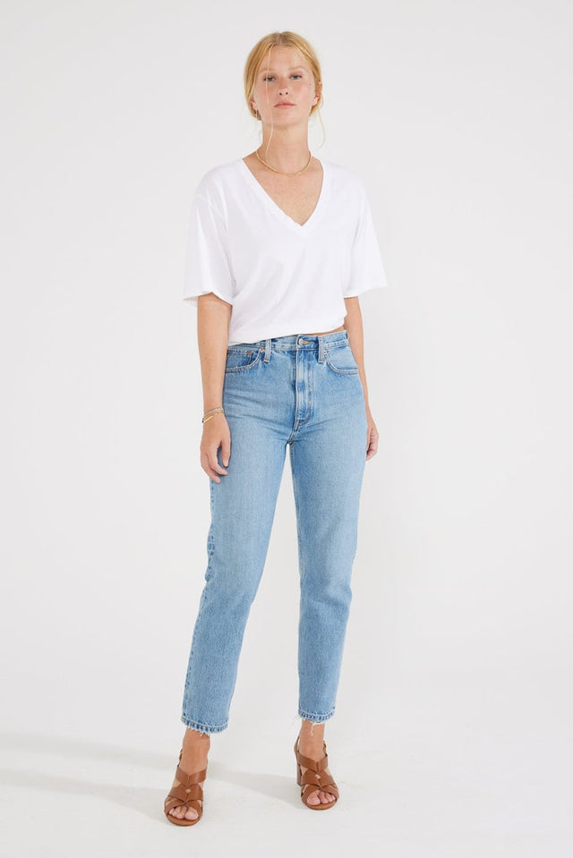 Finn Slim Straight - Sea Wall - Veneka-Sustainable-Ethical-denim-Etica Denim Drop Ship