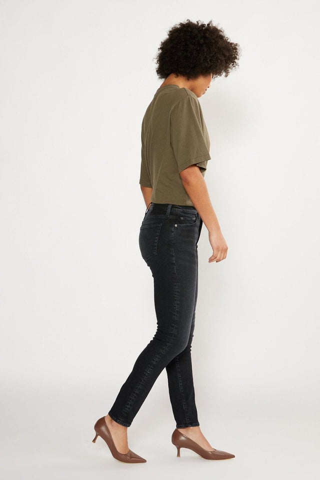 Giselle Mid Rise Skinny in Black Creek - Veneka-Sustainable-Ethical-Bottoms-Etica Denim Drop Ship