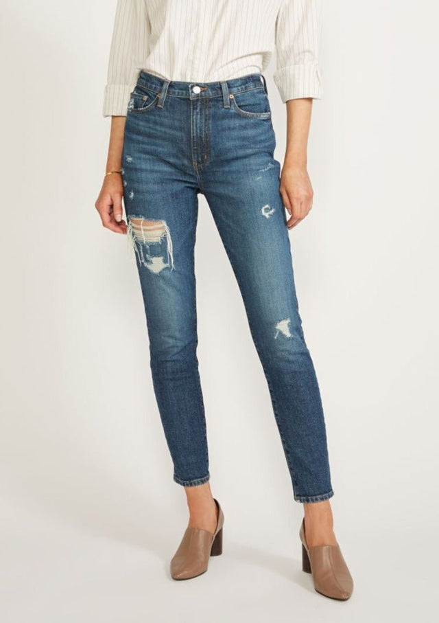 Giselle Mid Rise Skinny in Elder Creek - Veneka-Sustainable-Ethical-Bottoms-Etica Denim Drop Ship