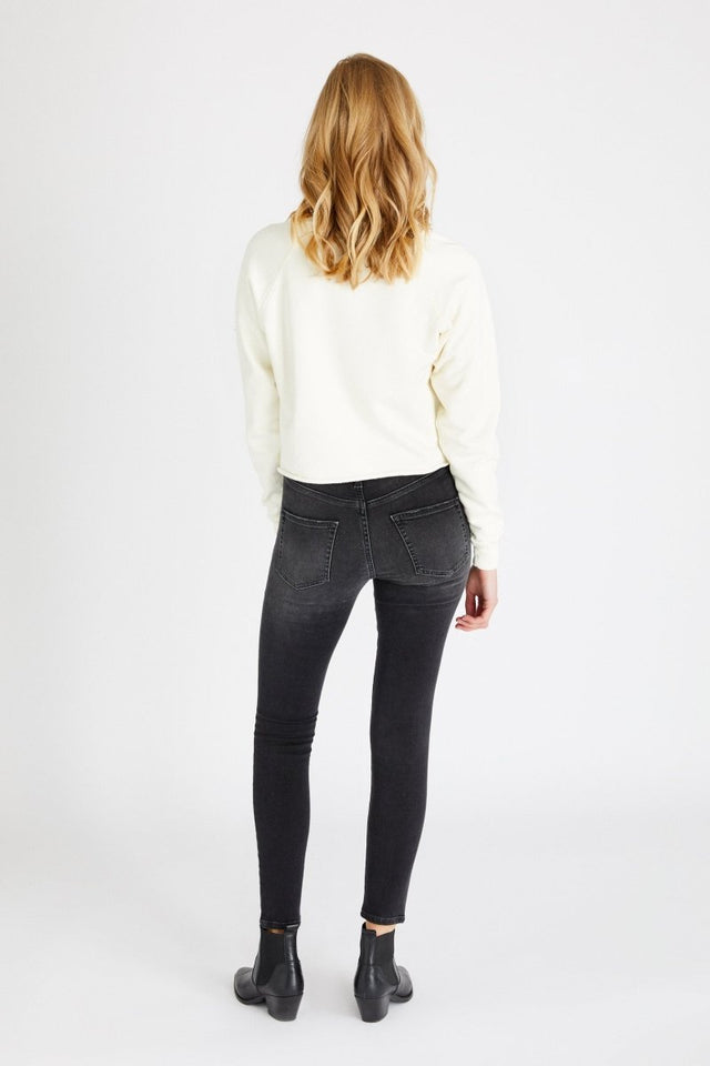 Giselle Skinny in Loved Black - Veneka-Sustainable-Ethical-Bottoms-Etica Denim Drop Ship