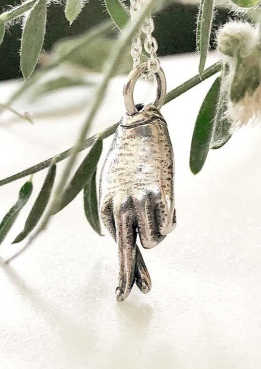 Good Luck Charm Necklace in Silver - Veneka-Sustainable-Ethical-Jewelry-Astor & Orion Drop Ship
