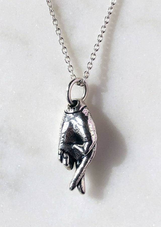 Good Luck Charm Necklace in Silver - Veneka-Sustainable-Ethical-Jewelry-Astor & Orion Drop Ship