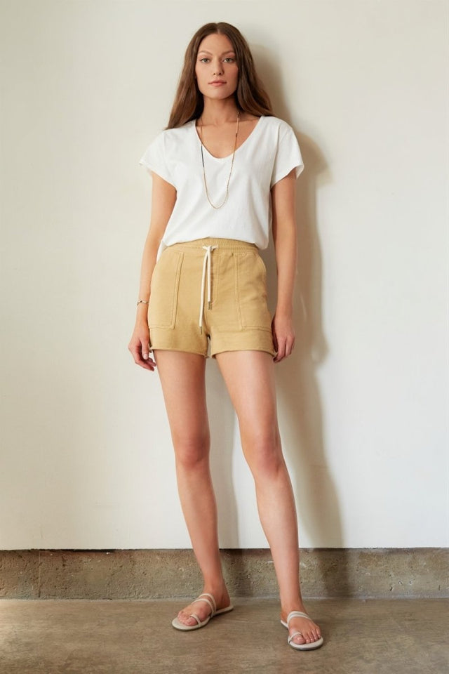 Hana Short - Rattan - Veneka-Sustainable-Ethical-Bottoms-Etica Denim Drop Ship