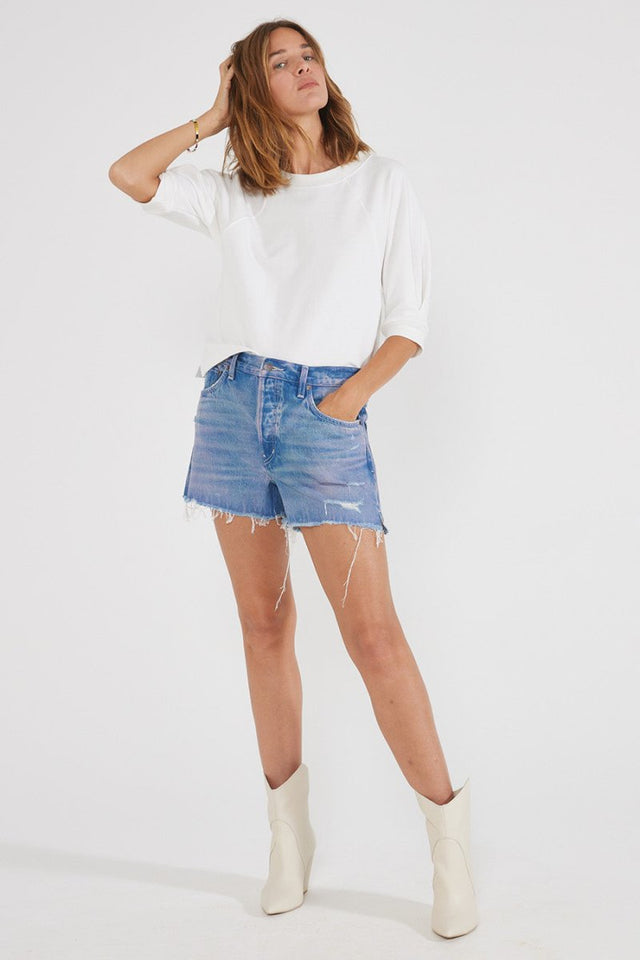 Haven Relaxed Short - Sunset Cliff - Veneka-Sustainable-Ethical-Denim-Etica Denim Drop Ship