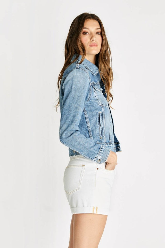 Hunter Jacket in Fleetwood - Veneka-Sustainable-Ethical-Jackets-Etica Denim Drop Ship