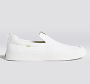 IBI Slip On White Knit Sneaker Women - Veneka-Sustainable-Ethical-Footwear-Cariuma Drop Ship