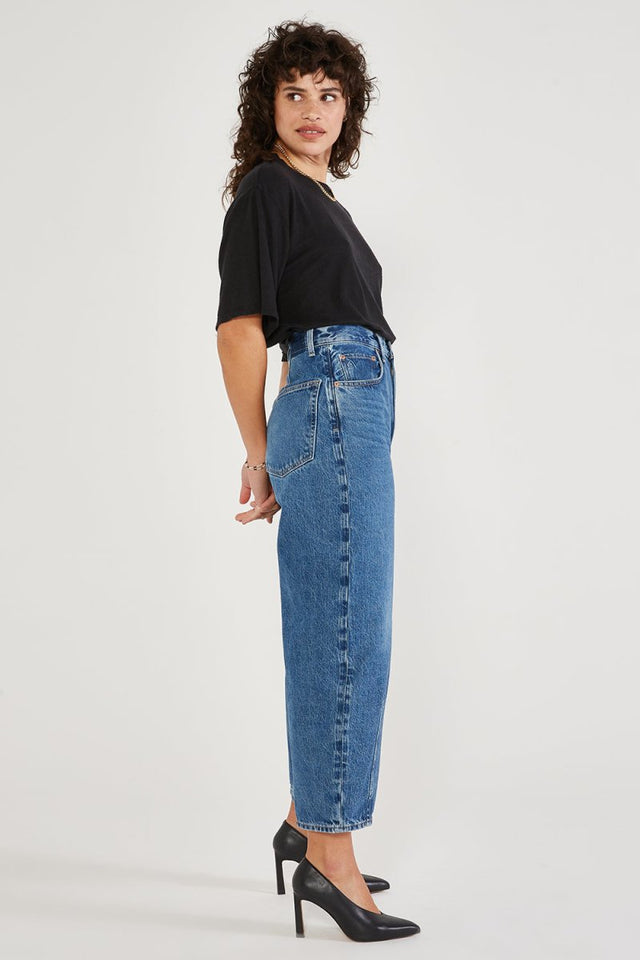 Iris Relaxed Taper - Under Current - Veneka-Sustainable-Ethical-Bottoms-Etica Denim Drop Ship