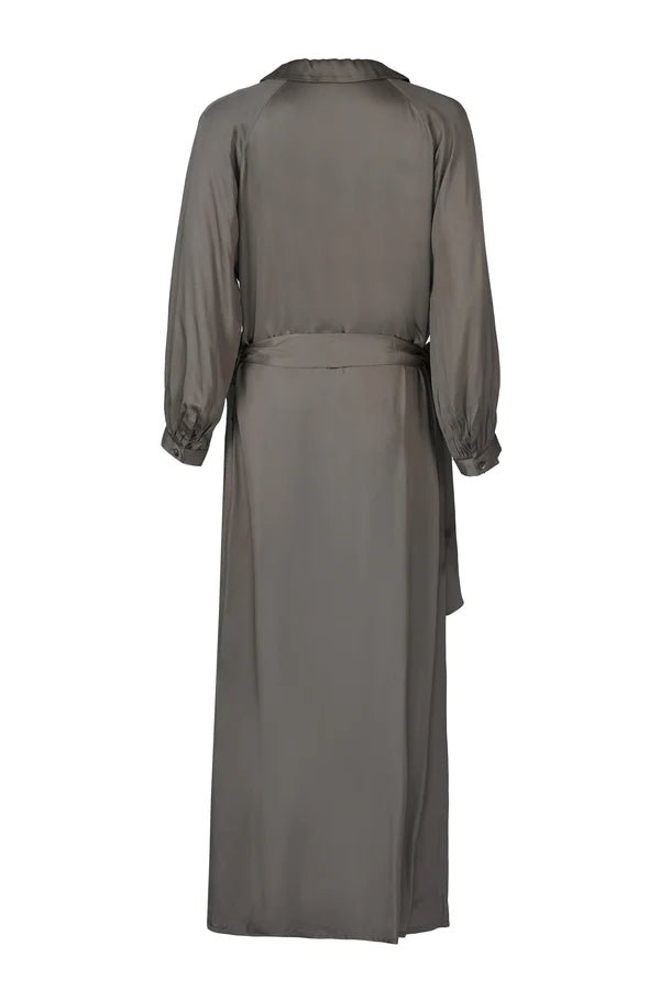 Jana Maxi Dress in Khaki - Veneka-Sustainable-Ethical-Dresses-Neu Nomads Drop Ship