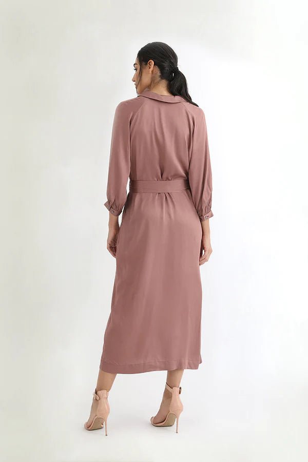 Jana Maxi Dress in Terra - Veneka-Sustainable-Ethical-Dresses-Neu Nomads Drop Ship