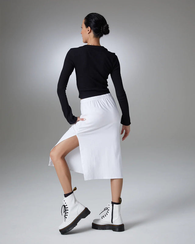 Jasmine Polo in Onyx - Veneka-Sustainable-Ethical-Tops-YesAnd Drop Ship