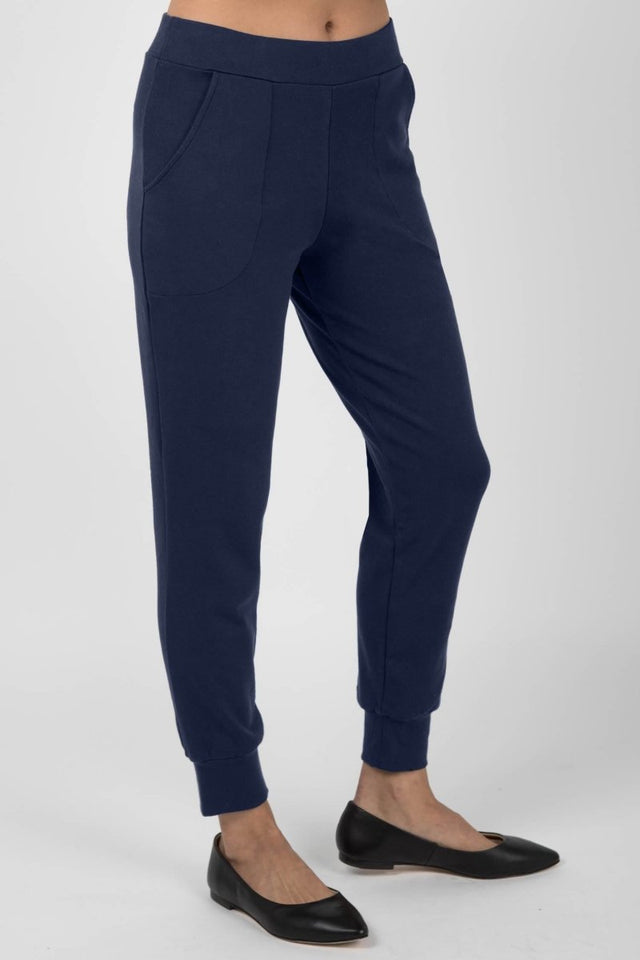 Jogger Pant in Black - Veneka-Sustainable-Ethical-Bottoms-Indigenous Drop Ship