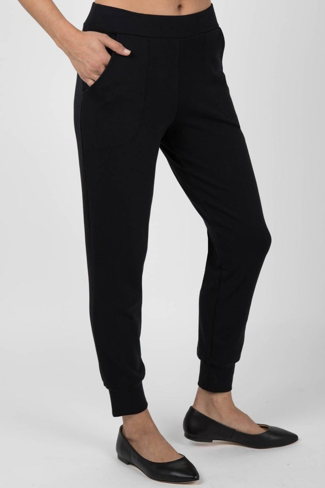 Jogger Pant in Summer Navy - Veneka-Sustainable-Ethical-Bottoms-Indigenous Drop Ship
