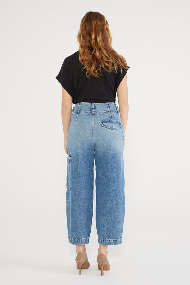Juni Relaxed Cargo - North Shore - Veneka-Sustainable-Ethical-Bottoms-Etica Denim Drop Ship