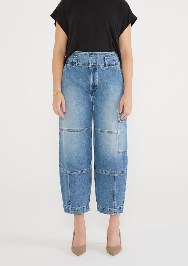 Juni Relaxed Cargo - North Shore - Veneka-Sustainable-Ethical-Bottoms-Etica Denim Drop Ship